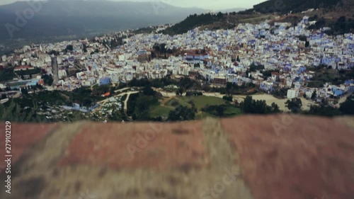 a beautiful view of old medina in Chefchaouen city, Morocco