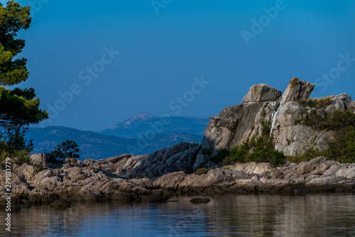 beautiful hidden bay in Trpanj, Dalmatia, Croatia  Peljesac peninsula © michaldziedziak