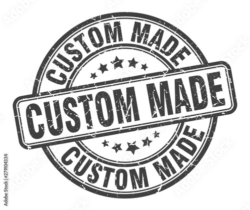 custom made stamp. custom made round grunge sign. custom made