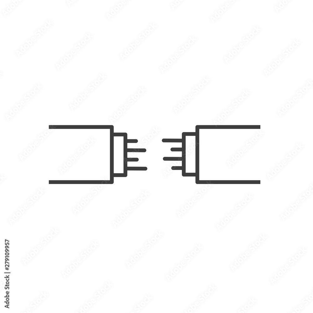 Fiber optic cable icon template color editable. Optical fiber symbol vector sign isolated on white background. Simple logo vector illustration for graphic and web design. Fiber optic cable icon template color editable. Optical fiber symbol vector sign isolated on white background. Simple logo vector illustration for graphic and web design.