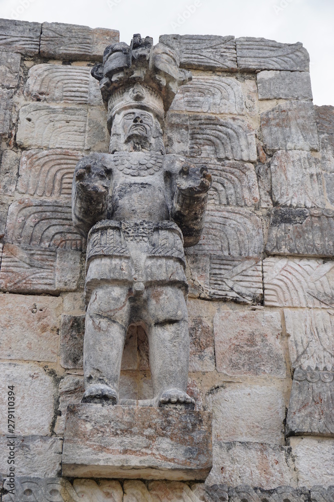 Obraz premium Uxmal Maya Stätte in Mexiko | Yucatan