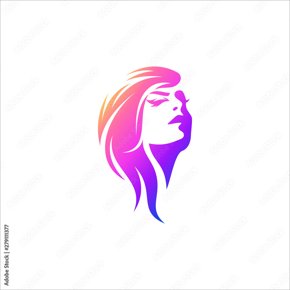 beauty logo design vector illustration beauty logo design vector illustration