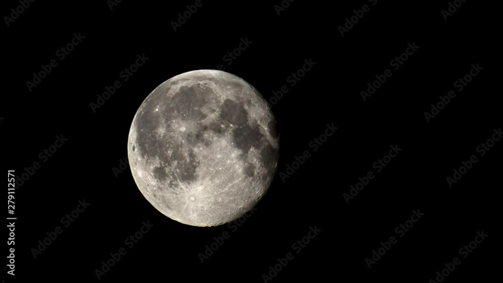 Moon over Berlin and Brandenburg of August 1, 2015, Germany Moon over Berlin and Brandenburg of August 1, 2015, Germany