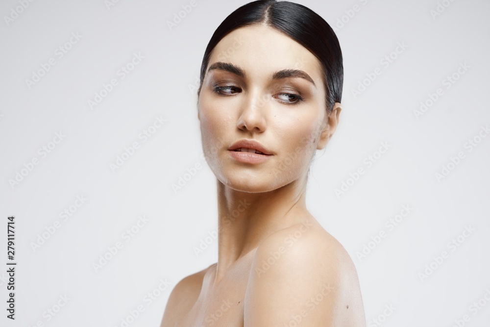 portrait of woman with perfect skin