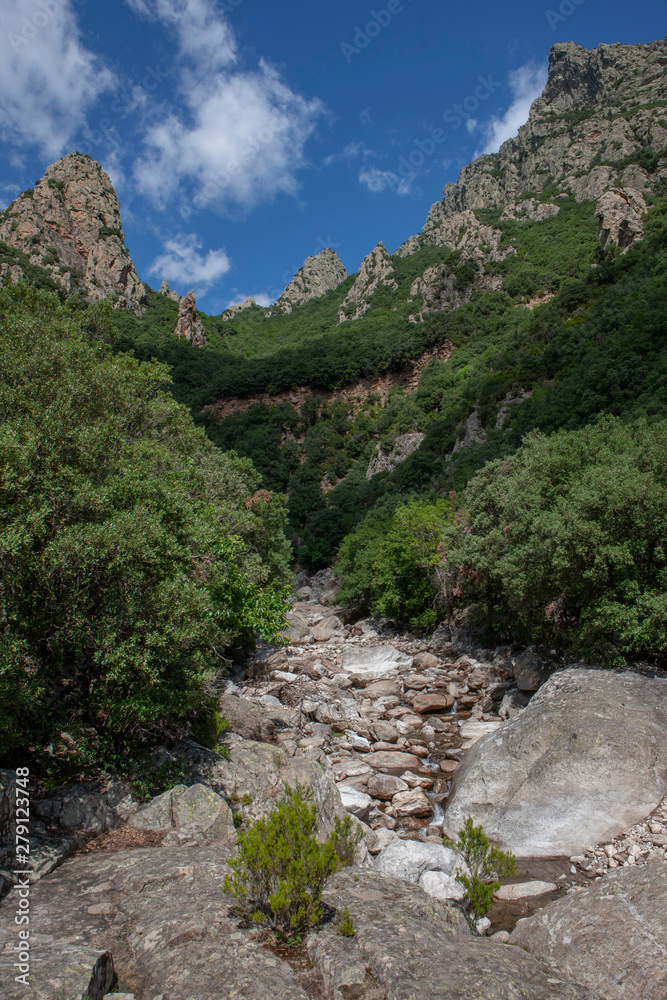 Gorge d'Heric Mons la Trivalle Languedoc France Gorge d'Heric Mons la Trivalle Languedoc France