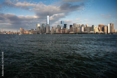 Fotografie, Obraz A view of Lower Manhattan from Liberty State Park