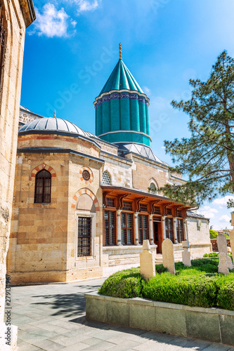 Vászonkép The exterior of the courtyard of the Mevlana Museum