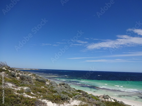 Landscape with ocean and beach in Perth, Australia © Yujun