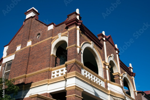 Temora Australia, two story brick office building in federation style photo