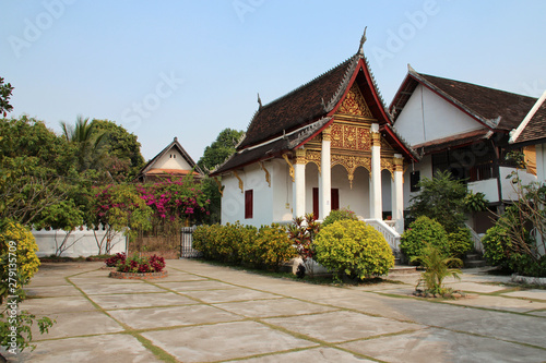 buddhist temple  Wat Phaphay  in luang prabang  laos  