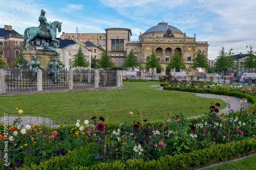 The central square of Copenhagen on Denmark