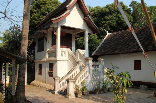 buddhist temple (Wat Xieng Mouane) in luang prabang (laos) 