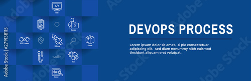 DevOps Icon Set - Dev Ops Web Header Banner