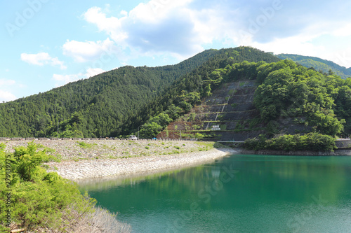 有間ダムと名栗湖（埼玉県飯能市）,lake naguri,arima dam,hanno city,saitama pref,japan photo
