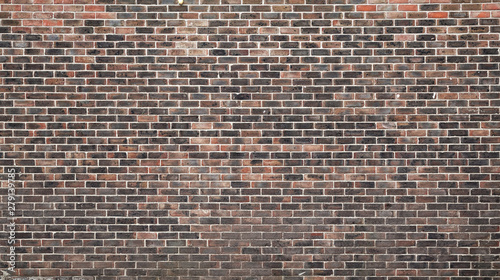 Old brick wall made of red and gray blocks