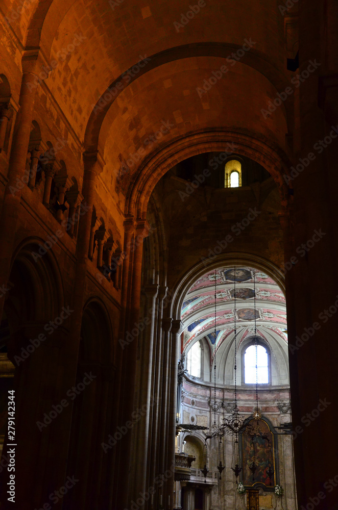 Interior of cathedral in Spain