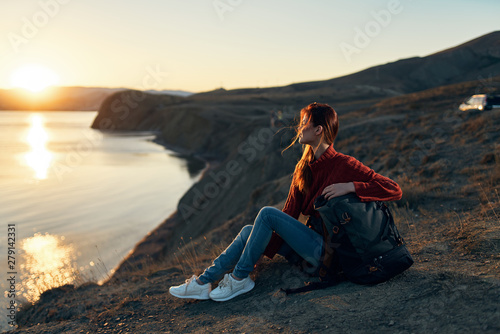 young woman on the beach