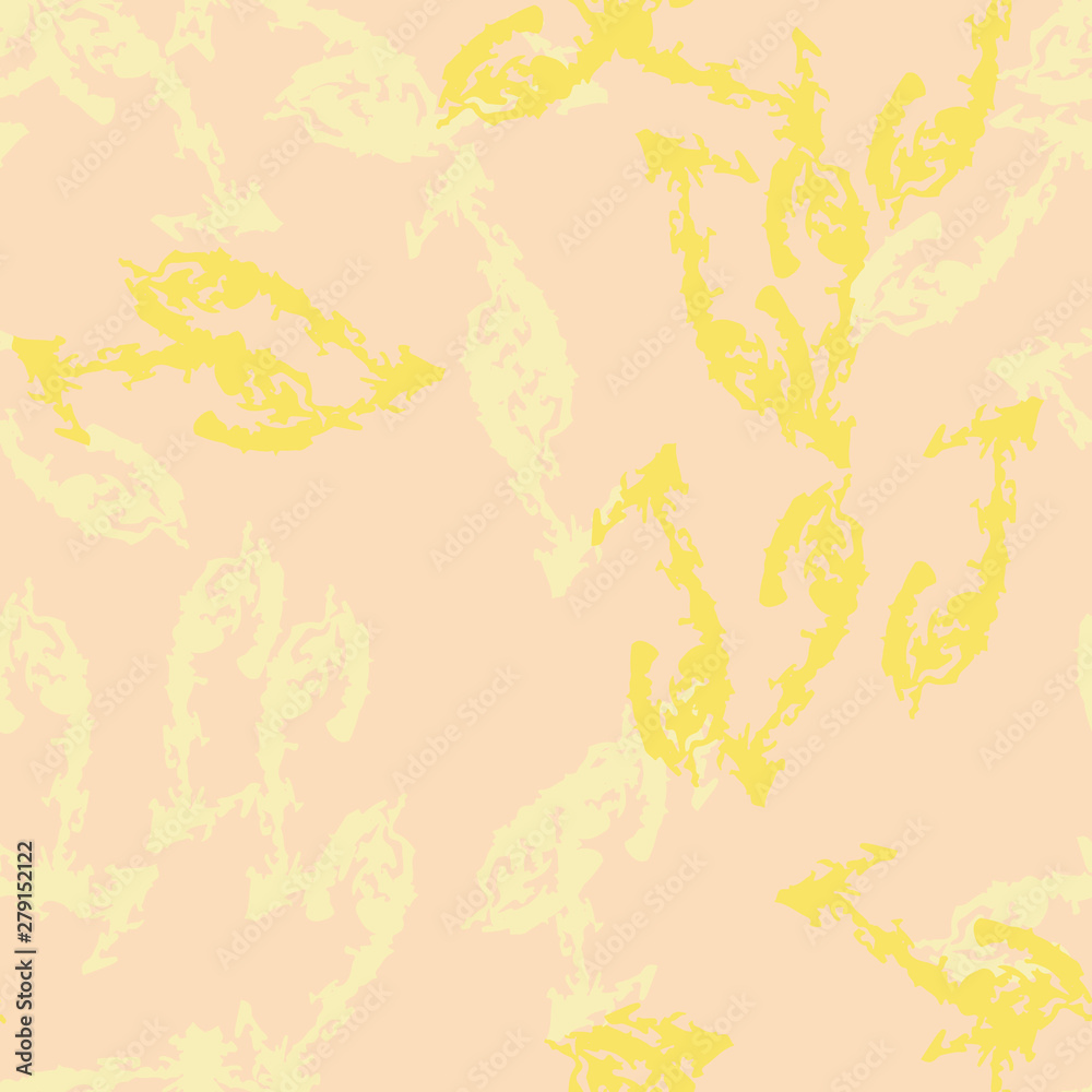 Obraz premium Desert UFO camouflage of various shades of beige and yellow colors
