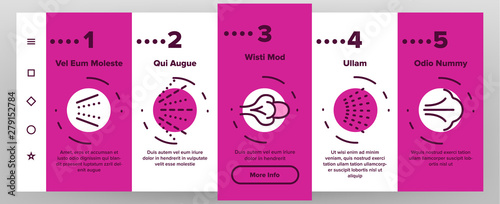 Water, Steam, Liquid Spray Vector Onboarding Mobile App Page Screen. Letting Water, Air Through Pulverizer. Sprinkler Distributing Drops Of Liquid Lineart Design. Spraying Smoke, Steam Illustration