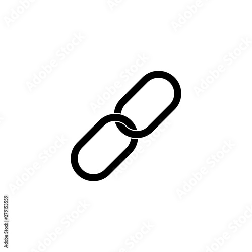 Chain link icon vector illustration