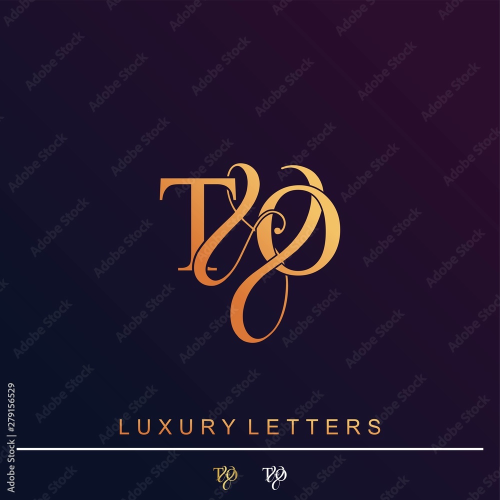 T & O TO logo initial vector mark. Initial letter T & O TO luxury art vector mark logo. T & O TO logo initial vector mark. Initial letter T & O TO luxury art vector mark logo.