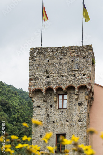 Zuccarello small  medieval Italian country in Liguria, historic center