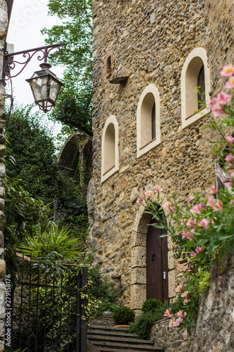 Zuccarello small  medieval Italian country in Liguria, historic center