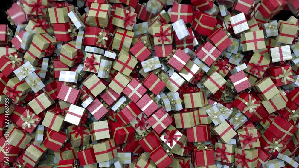 Transition avec canal Alpha . Pluie de Cadeaux de Noël