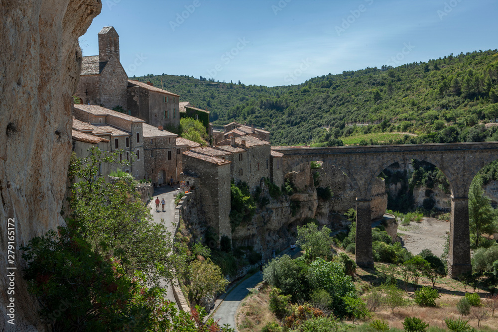 Minerve Languedoc France. Historic village. Countryside