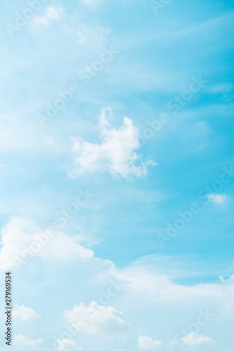 Photography web banner spring and summer season with beauty clear and bright sky and cloudy