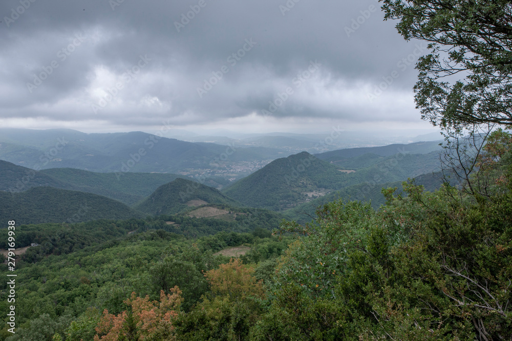 Languedoc France. Mountain village Languedoc France. Mountain village