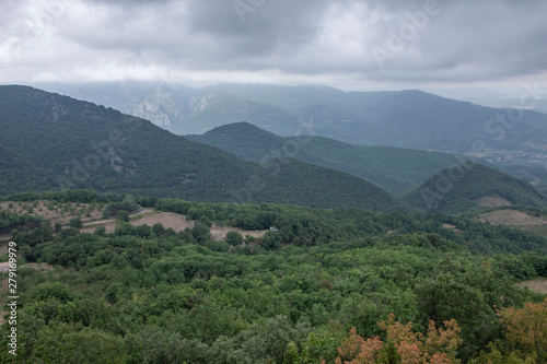 Languedoc France. Mountain village