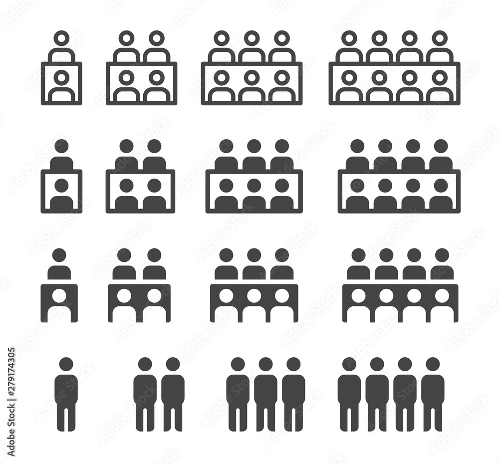 meeting and conference icon set,vector and illustration meeting and conference icon set,vector and illustration