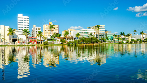 Panoramic view of Sete Lagoas ( Seven Lakes ) .City in Brazil. State of MInas Gerais .