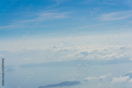 Nature lndscape blue sky with cloud