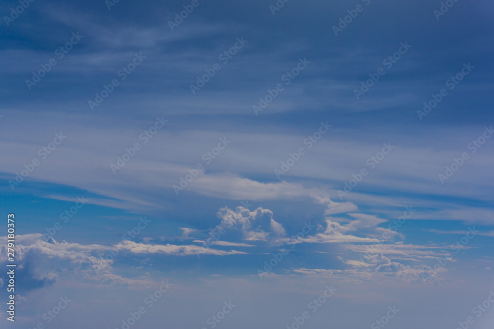 Nature lndscape blue sky with cloud