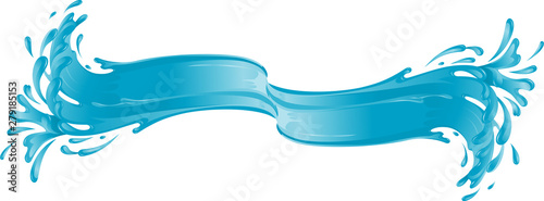 Water Banner Horizontal