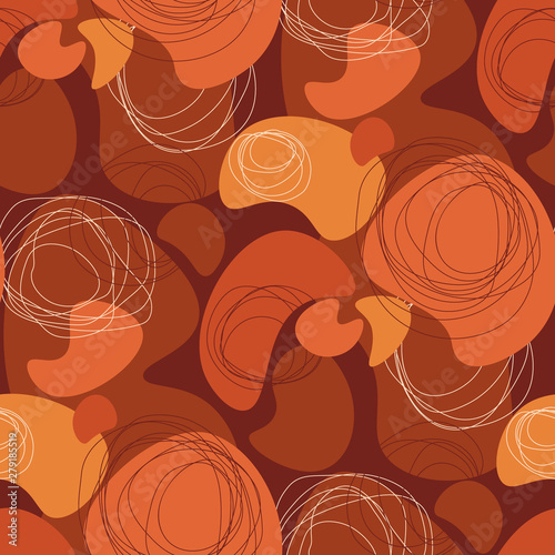 Hot colors lines and spot s...