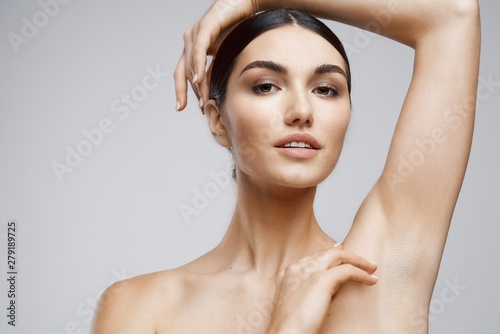 Принти на полотні portrait of a beautiful woman