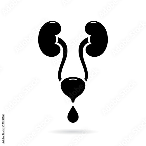 Urine incontinence vector icon