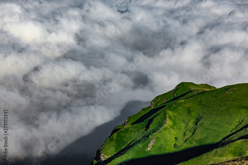 Nebelmeer am  Col d’Aubisque in den Französischen Pyrenäen