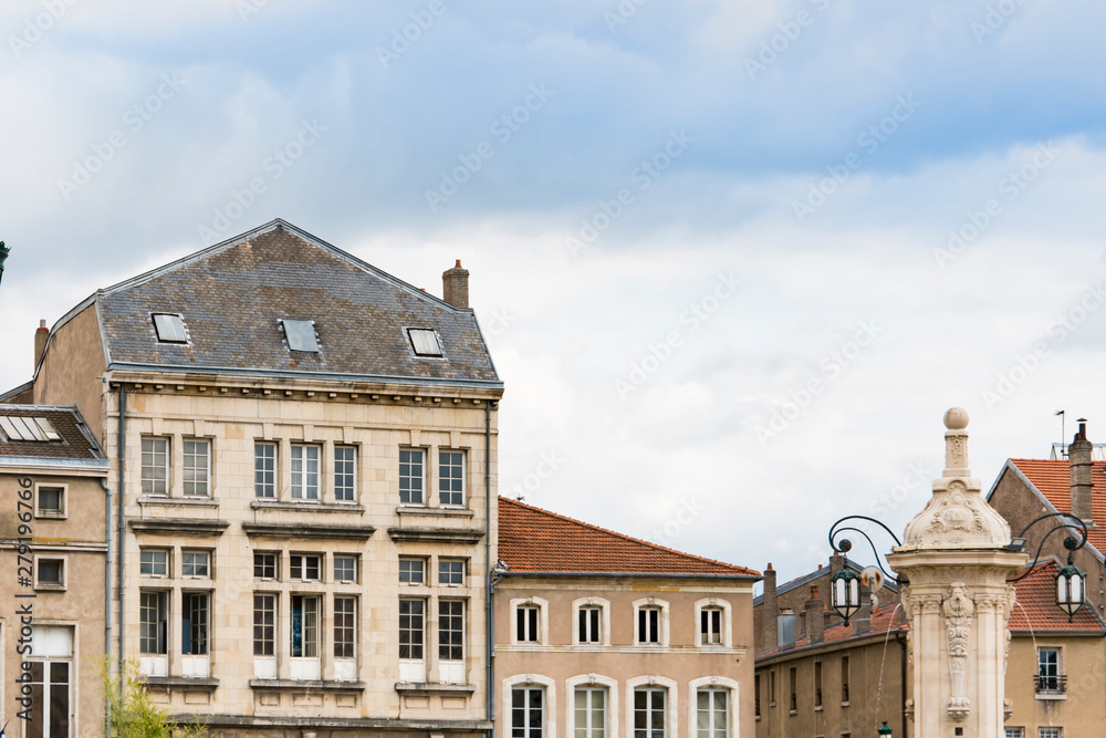 buildings on square Place Duroc.  Pont a Mousson, France