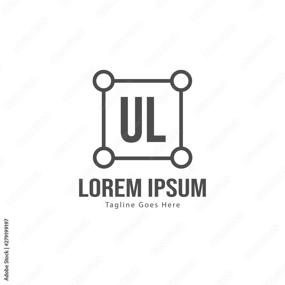 UL Letter Logo Design. Creative Modern UL Letters Icon Illustration UL Letter Logo Design. Creative Modern UL Letters Icon Illustration