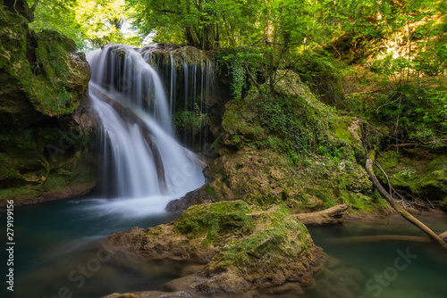 Fototapeta Naklejka Na Ścianę i Meble -  La Vaioaga Waterfall,Cheile Nerei National Park,Caras-Severin,Romania