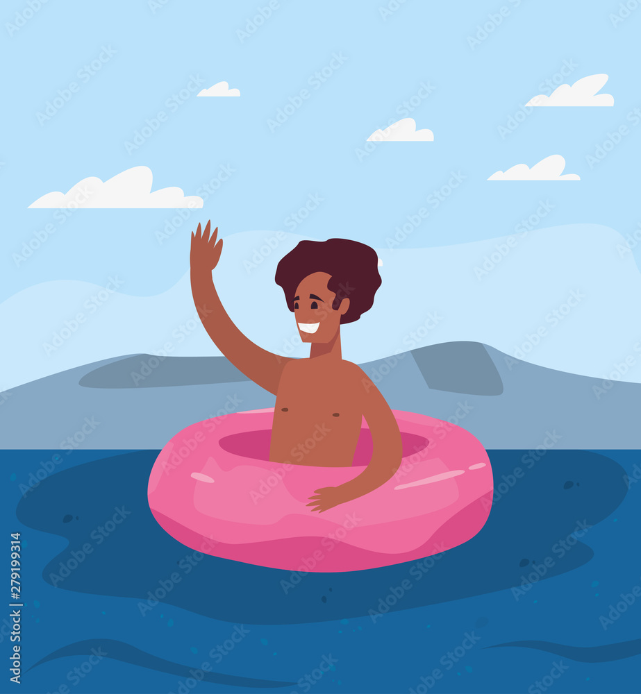 summer time holiday icon vector ilustration