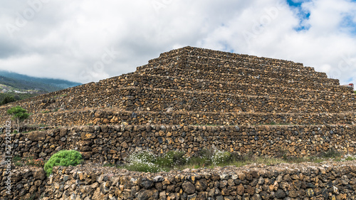 Stone pyramid of the Canary natives
