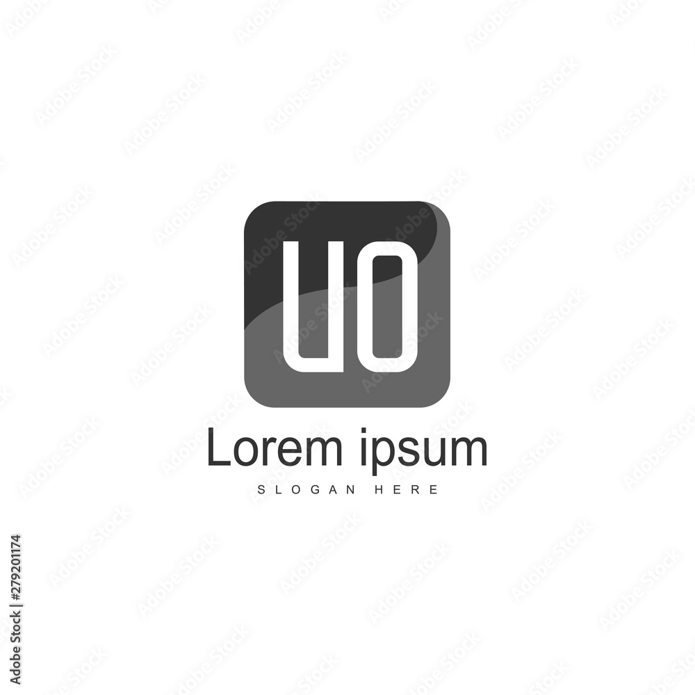 UO Letter Logo Design. Creative Modern UO Letters Icon Illustration UO Letter Logo Design. Creative Modern UO Letters Icon Illustration