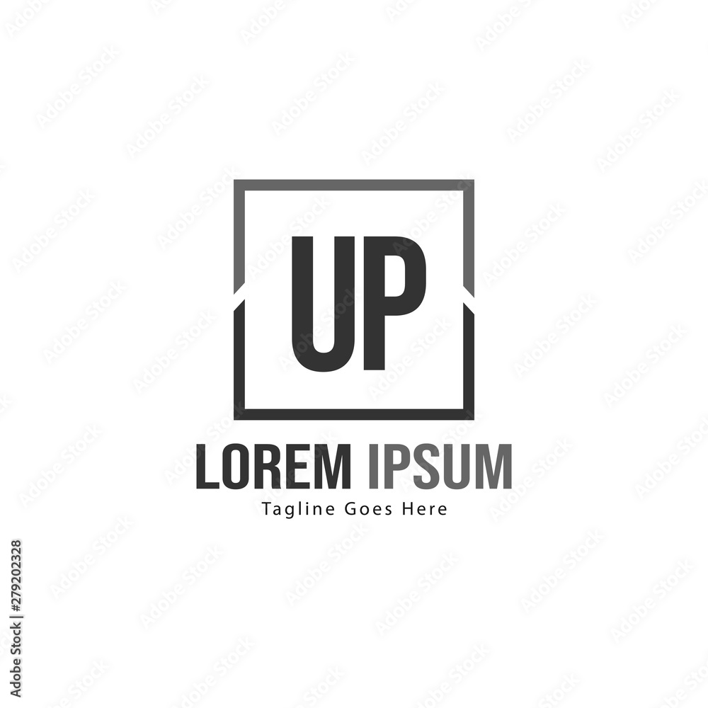 UP Letter Logo Design. Creative Modern UP Letters Icon Illustration UP Letter Logo Design. Creative Modern UP Letters Icon Illustration