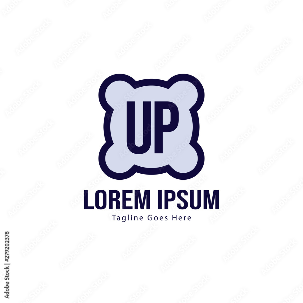 UP Letter Logo Design. Creative Modern UP Letters Icon Illustration UP Letter Logo Design. Creative Modern UP Letters Icon Illustration