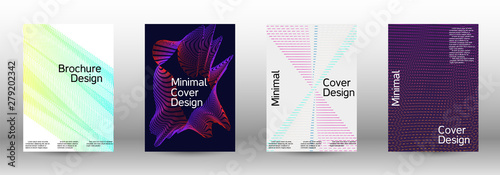 Cover design template set 
